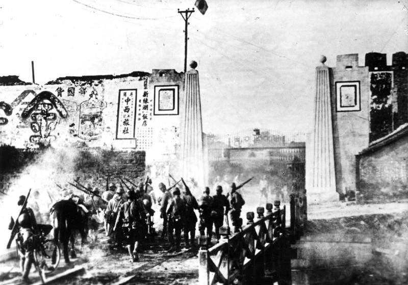 Японские войска в окрестностях Нанкина. Январь 1938. Японские войска в окрестностях Нанкина. Январь 1938.